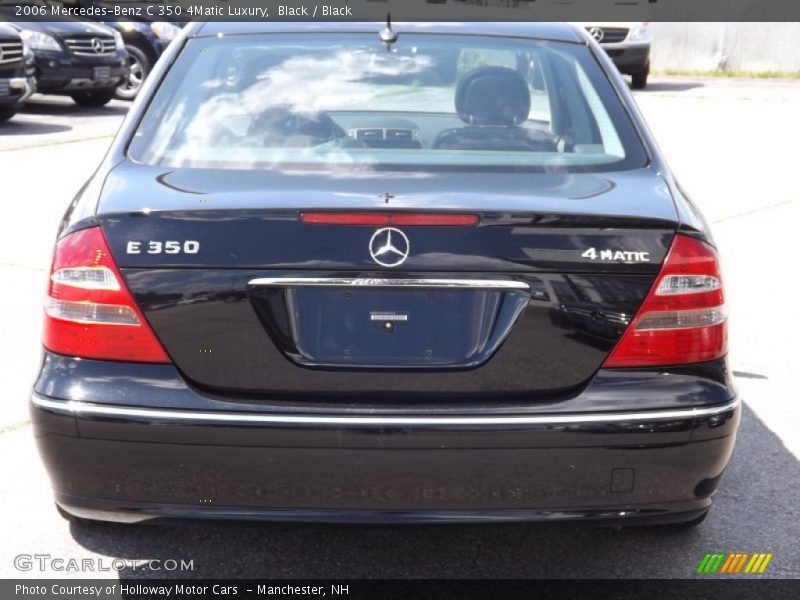 Black / Black 2006 Mercedes-Benz C 350 4Matic Luxury