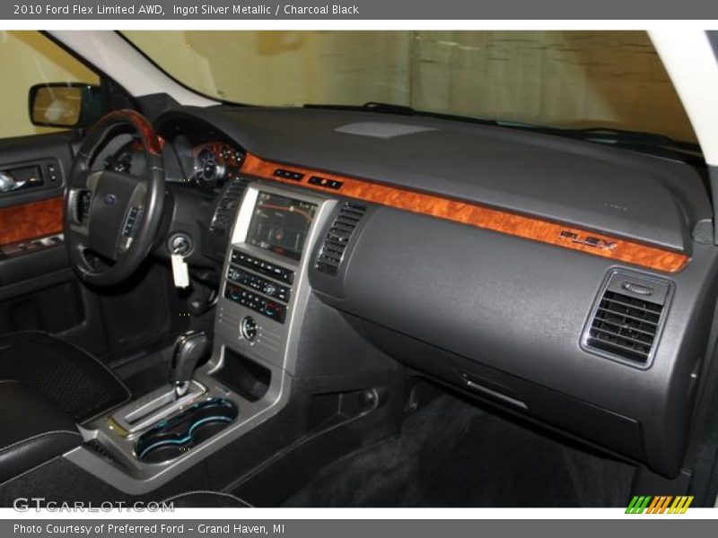 Ingot Silver Metallic / Charcoal Black 2010 Ford Flex Limited AWD