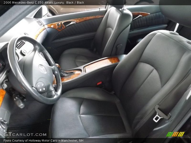 Black / Black 2006 Mercedes-Benz C 350 4Matic Luxury