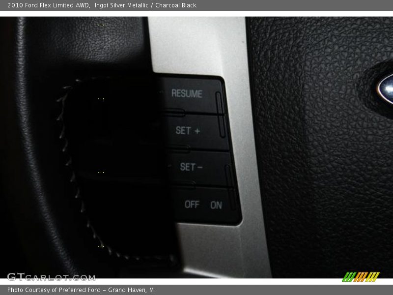 Ingot Silver Metallic / Charcoal Black 2010 Ford Flex Limited AWD