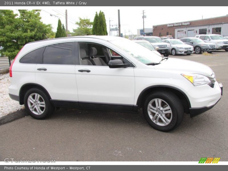 Taffeta White / Gray 2011 Honda CR-V EX 4WD