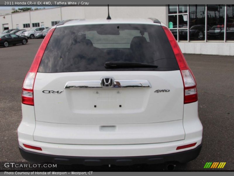 Taffeta White / Gray 2011 Honda CR-V EX 4WD