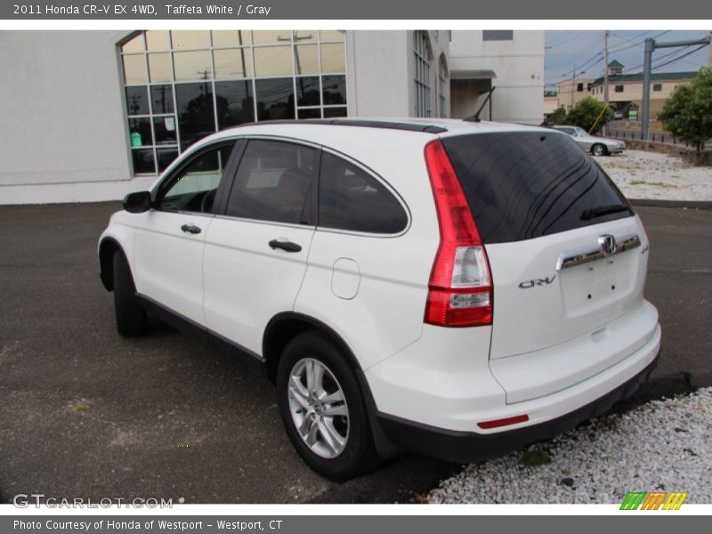 Taffeta White / Gray 2011 Honda CR-V EX 4WD