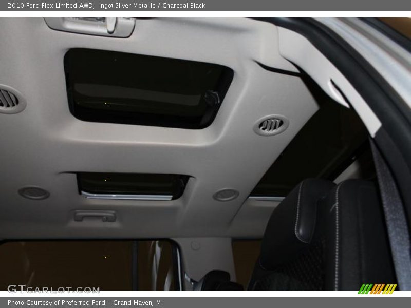 Ingot Silver Metallic / Charcoal Black 2010 Ford Flex Limited AWD