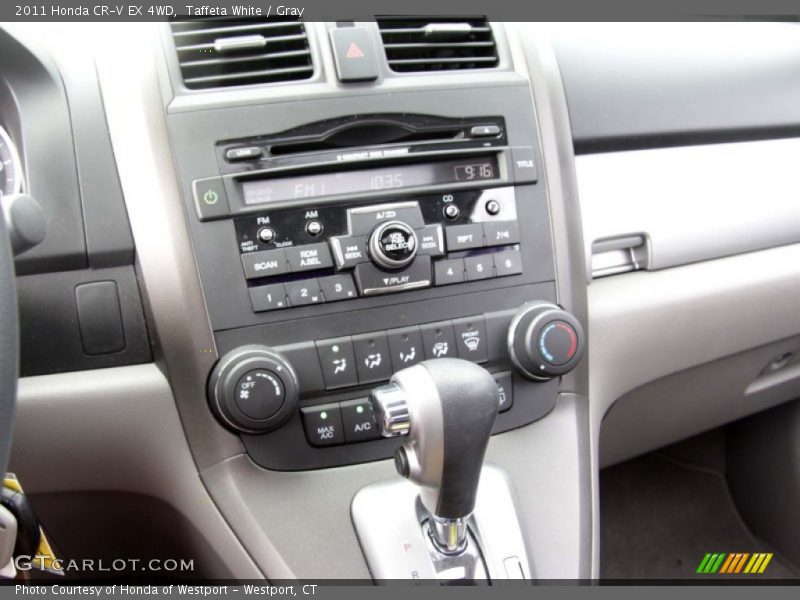 Taffeta White / Gray 2011 Honda CR-V EX 4WD