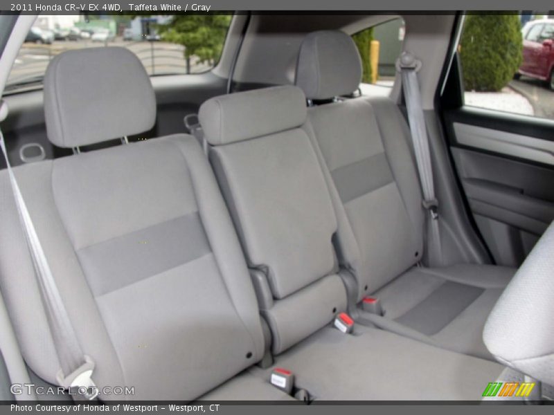 Taffeta White / Gray 2011 Honda CR-V EX 4WD