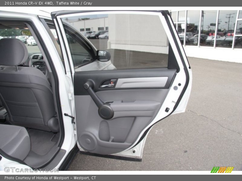 Taffeta White / Gray 2011 Honda CR-V EX 4WD