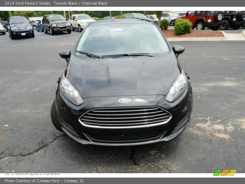 Tuxedo Black / Charcoal Black 2014 Ford Fiesta S Sedan