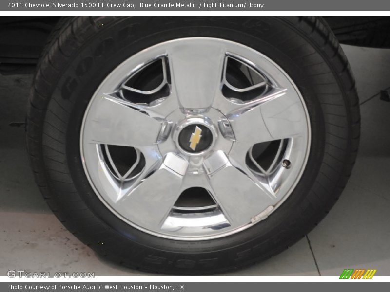 Blue Granite Metallic / Light Titanium/Ebony 2011 Chevrolet Silverado 1500 LT Crew Cab