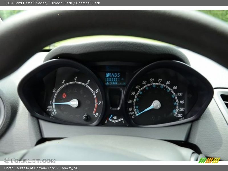 Tuxedo Black / Charcoal Black 2014 Ford Fiesta S Sedan