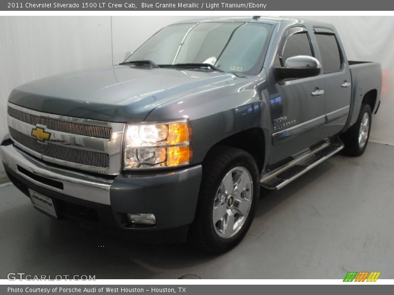Blue Granite Metallic / Light Titanium/Ebony 2011 Chevrolet Silverado 1500 LT Crew Cab