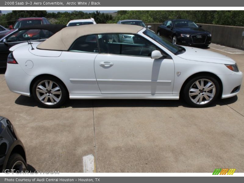  2008 9-3 Aero Convertible Arctic White