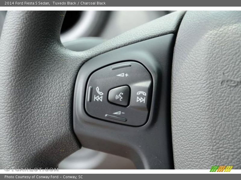 Tuxedo Black / Charcoal Black 2014 Ford Fiesta S Sedan