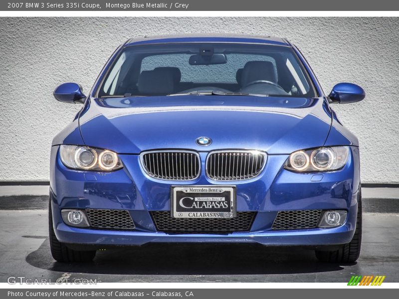 Montego Blue Metallic / Grey 2007 BMW 3 Series 335i Coupe