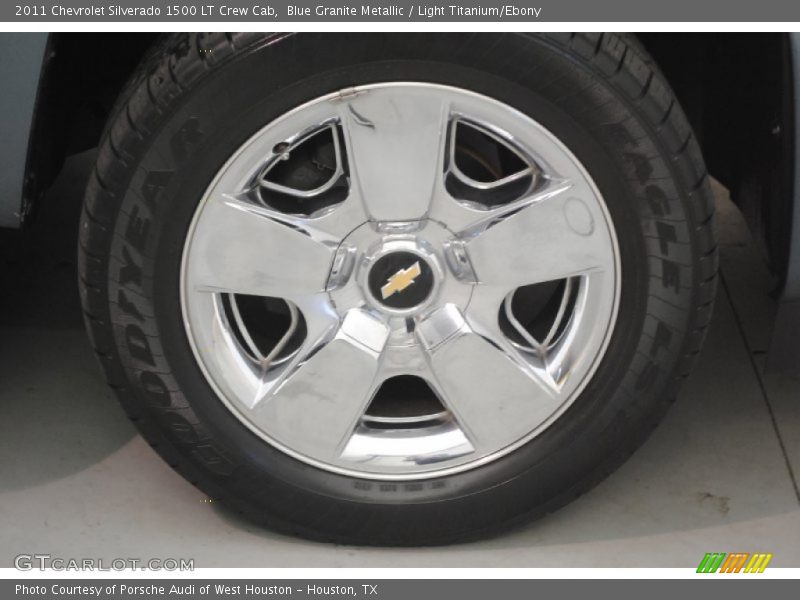 Blue Granite Metallic / Light Titanium/Ebony 2011 Chevrolet Silverado 1500 LT Crew Cab