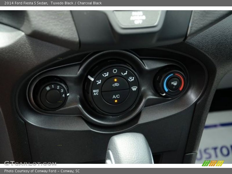 Tuxedo Black / Charcoal Black 2014 Ford Fiesta S Sedan