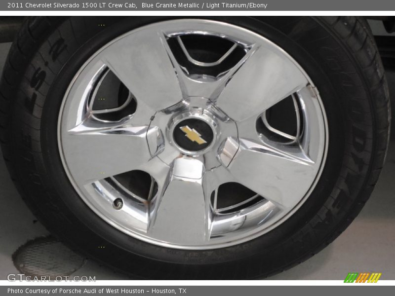 Blue Granite Metallic / Light Titanium/Ebony 2011 Chevrolet Silverado 1500 LT Crew Cab
