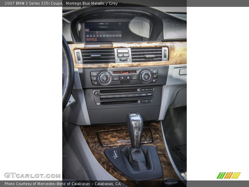 Montego Blue Metallic / Grey 2007 BMW 3 Series 335i Coupe