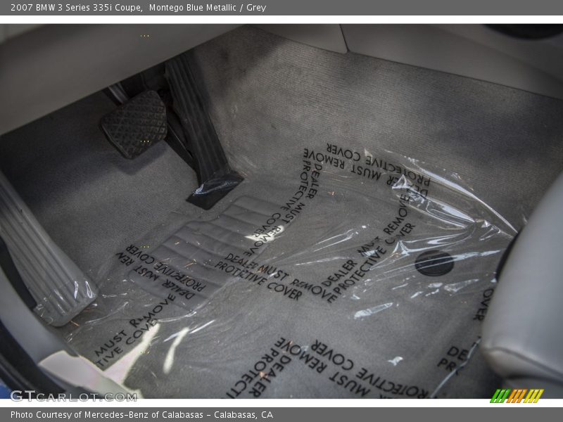 Montego Blue Metallic / Grey 2007 BMW 3 Series 335i Coupe