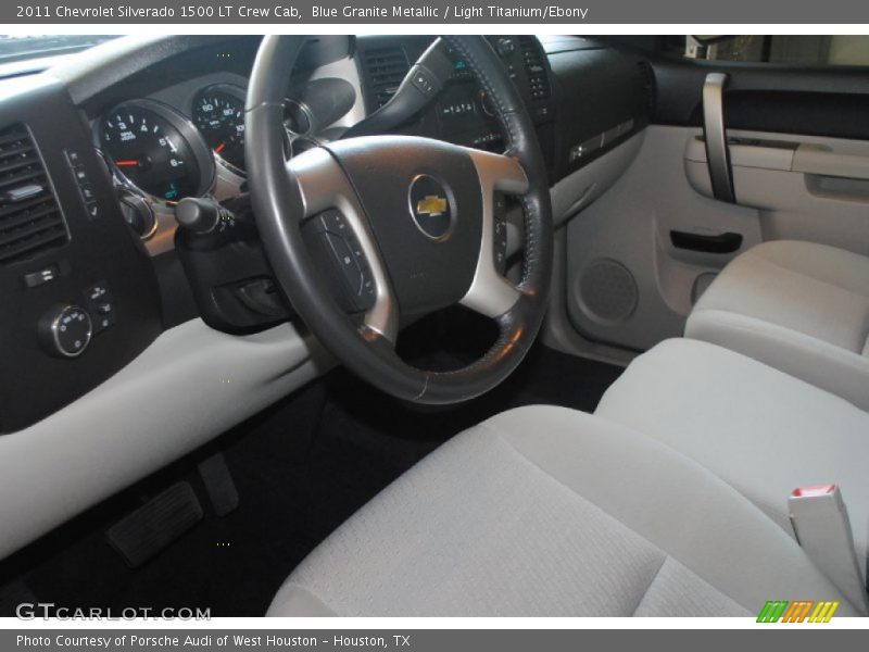 Blue Granite Metallic / Light Titanium/Ebony 2011 Chevrolet Silverado 1500 LT Crew Cab