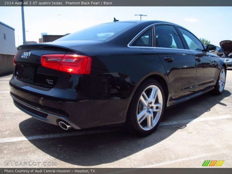 Phantom Black Pearl / Black 2014 Audi A6 3.0T quattro Sedan