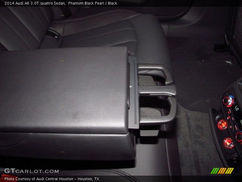 Phantom Black Pearl / Black 2014 Audi A6 3.0T quattro Sedan