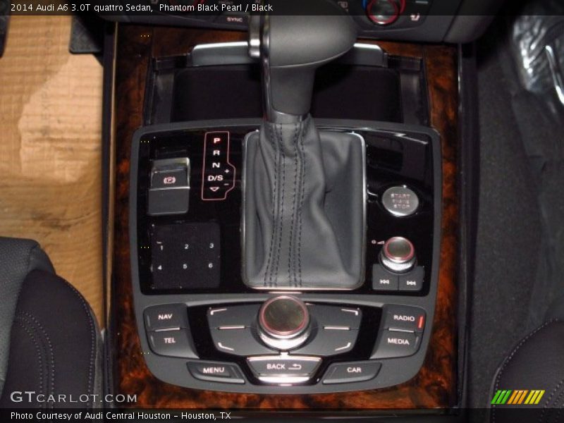 Phantom Black Pearl / Black 2014 Audi A6 3.0T quattro Sedan