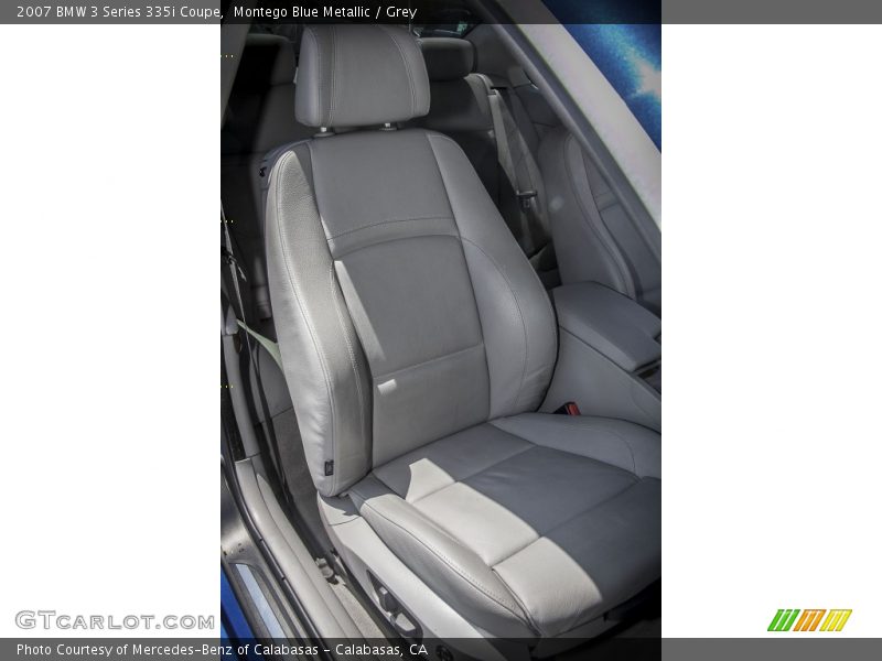 Montego Blue Metallic / Grey 2007 BMW 3 Series 335i Coupe