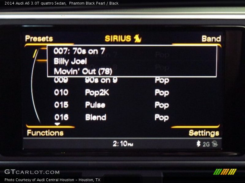 Phantom Black Pearl / Black 2014 Audi A6 3.0T quattro Sedan