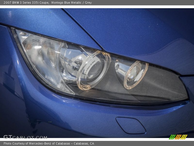 Montego Blue Metallic / Grey 2007 BMW 3 Series 335i Coupe