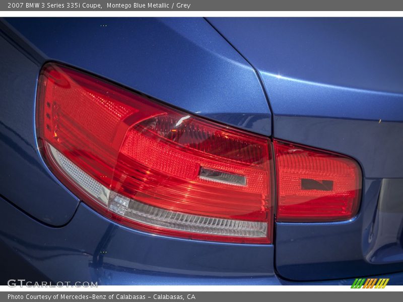 Montego Blue Metallic / Grey 2007 BMW 3 Series 335i Coupe