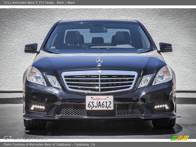 Black / Black 2011 Mercedes-Benz E 350 Sedan