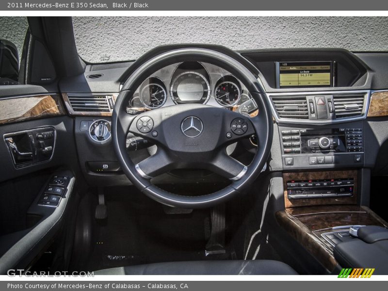 Black / Black 2011 Mercedes-Benz E 350 Sedan