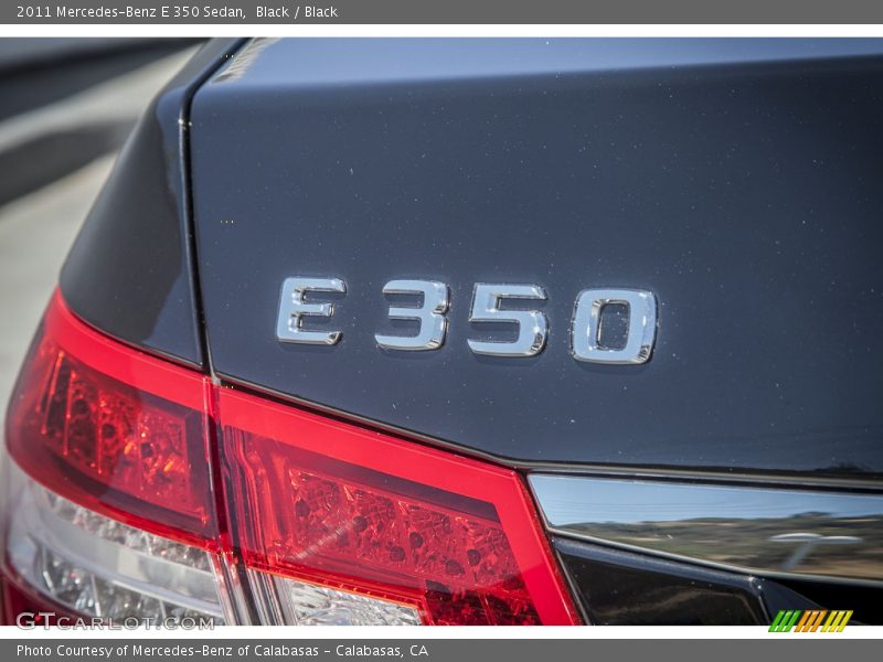 Black / Black 2011 Mercedes-Benz E 350 Sedan