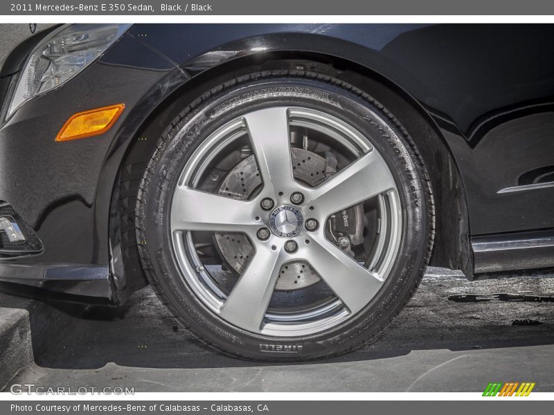 Black / Black 2011 Mercedes-Benz E 350 Sedan