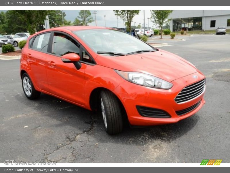 Race Red / Charcoal Black 2014 Ford Fiesta SE Hatchback