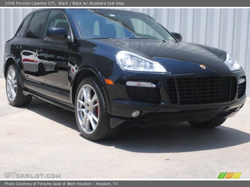 Black / Black w/ Alcantara Seat Inlay 2008 Porsche Cayenne GTS