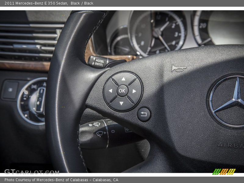 Black / Black 2011 Mercedes-Benz E 350 Sedan
