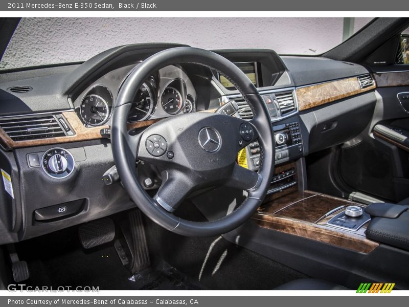 Black / Black 2011 Mercedes-Benz E 350 Sedan