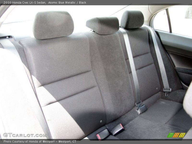 Atomic Blue Metallic / Black 2010 Honda Civic LX-S Sedan