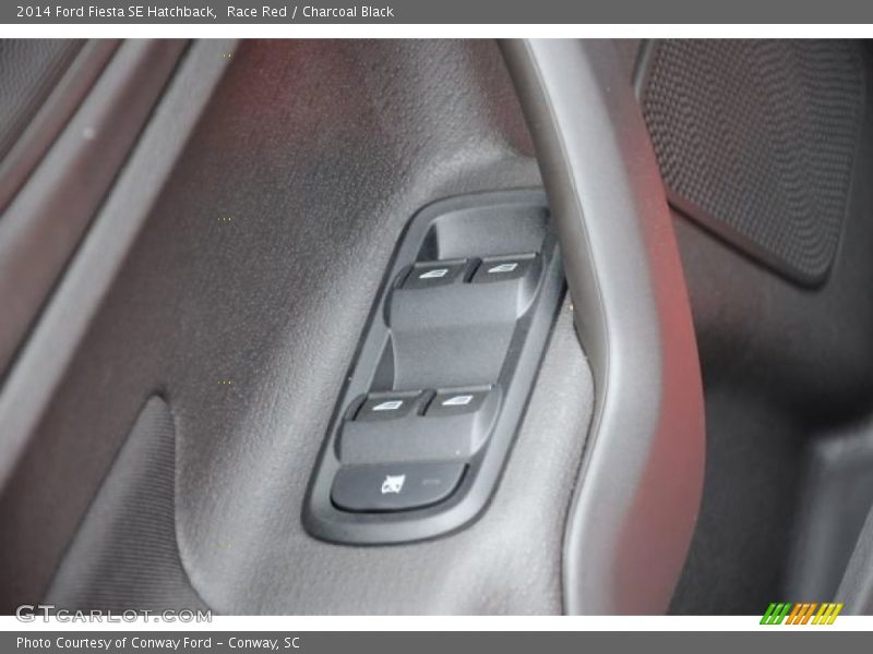 Race Red / Charcoal Black 2014 Ford Fiesta SE Hatchback