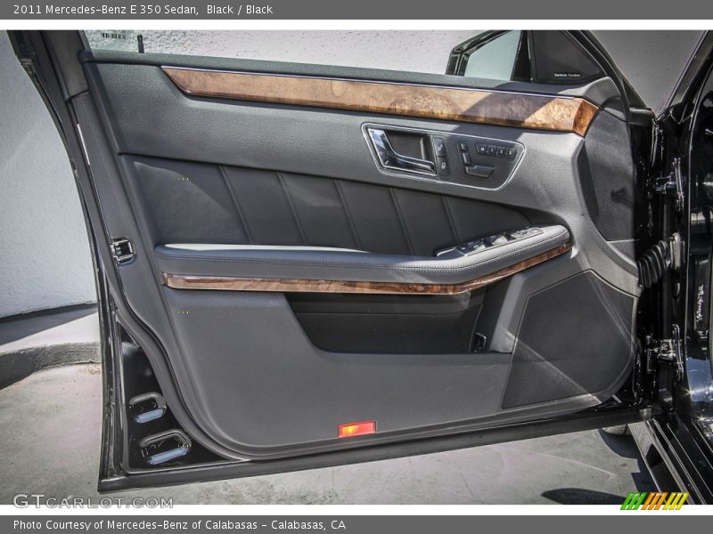 Black / Black 2011 Mercedes-Benz E 350 Sedan