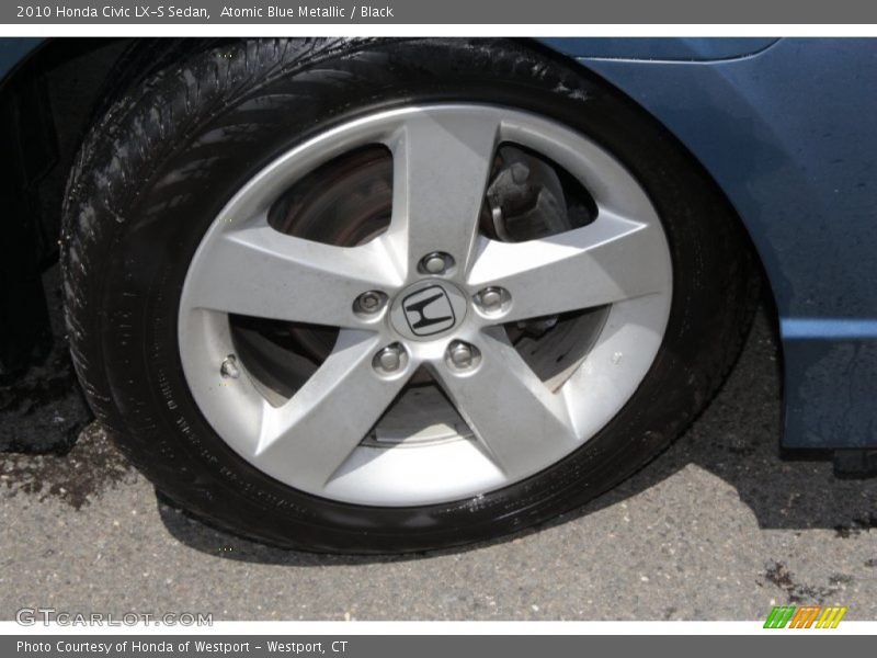 Atomic Blue Metallic / Black 2010 Honda Civic LX-S Sedan