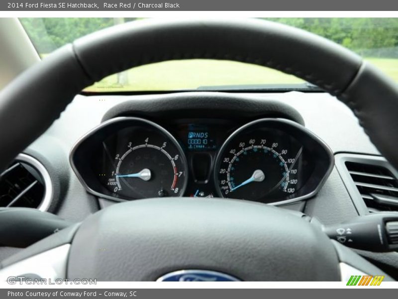 Race Red / Charcoal Black 2014 Ford Fiesta SE Hatchback