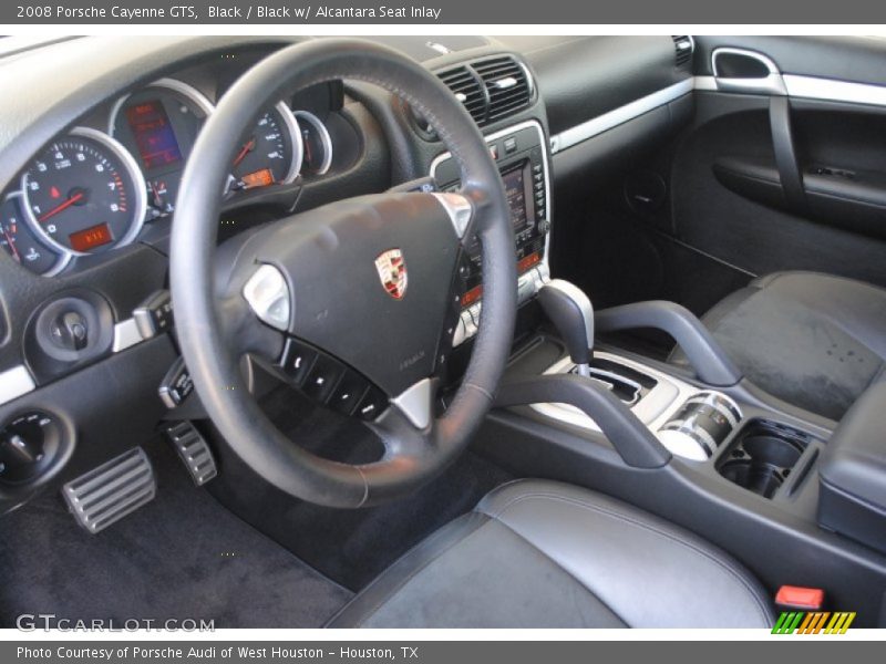  2008 Cayenne GTS Black w/ Alcantara Seat Inlay Interior