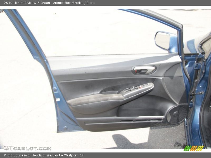 Atomic Blue Metallic / Black 2010 Honda Civic LX-S Sedan