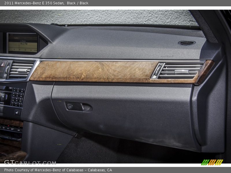 Black / Black 2011 Mercedes-Benz E 350 Sedan