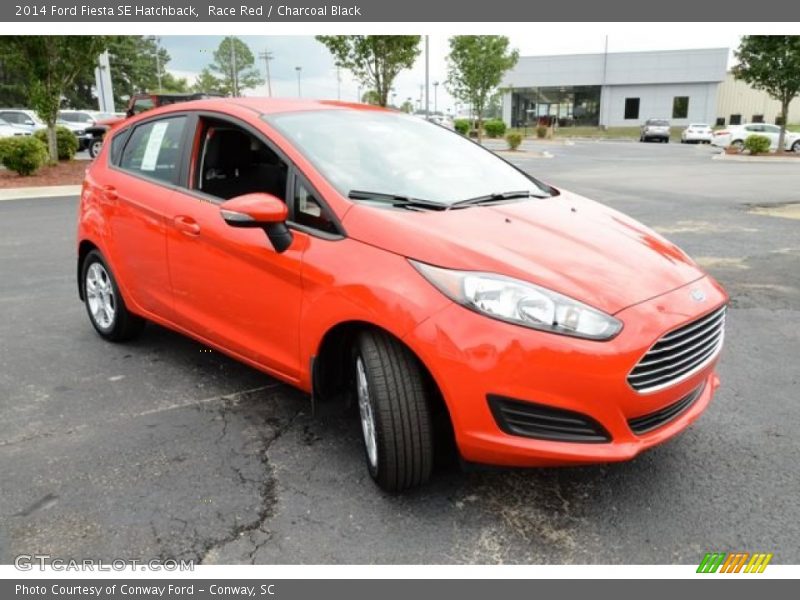 Race Red / Charcoal Black 2014 Ford Fiesta SE Hatchback