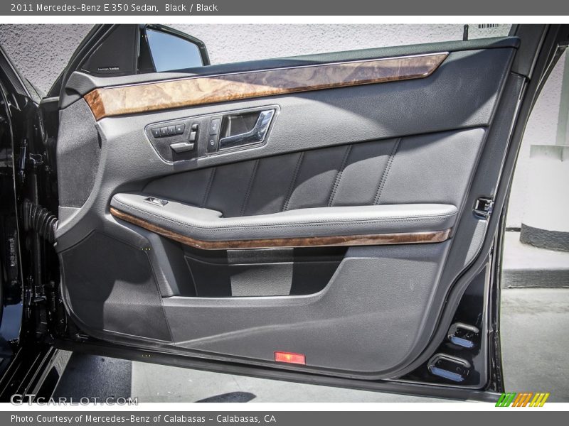 Black / Black 2011 Mercedes-Benz E 350 Sedan