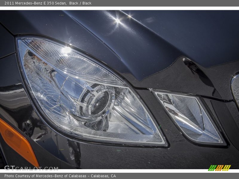 Black / Black 2011 Mercedes-Benz E 350 Sedan